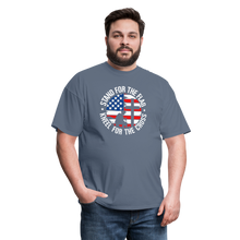 Load image into Gallery viewer, Stand For The Flag T-Shirt - denim
