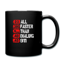 Load image into Gallery viewer, Faster Than 911 Coffee Mug - black
