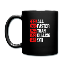 Load image into Gallery viewer, Faster Than 911 Coffee Mug - black
