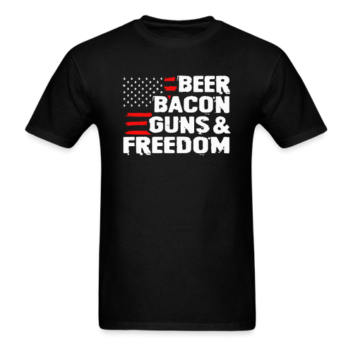 Beer, Bacon, Guns & Freedom - black