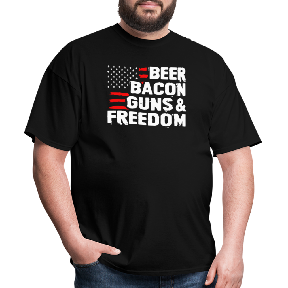 Beer, Bacon, Guns & Freedom - black