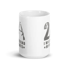 Load image into Gallery viewer, I Will Defend My Rights White glossy mug
