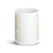 Load image into Gallery viewer, Veteran of the United States Army White glossy mug
